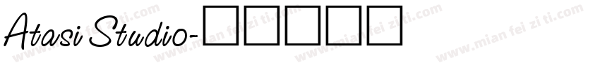 Atasi Studio字体转换